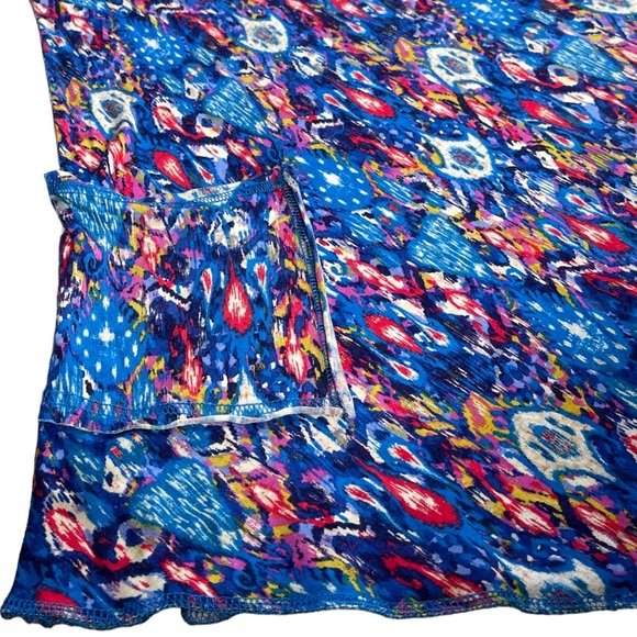 Thesis size medium racerback tribal design dress shark bite hem with pockets EUC - Picture 7 of 15